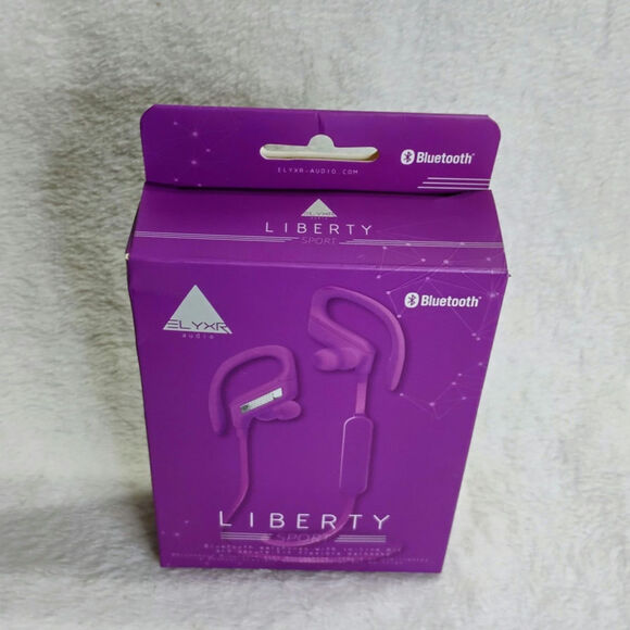 Elyxr Audio ELX-1022 Liberty Sport Bluetooth Earphones Purple - Picture 3 of 4